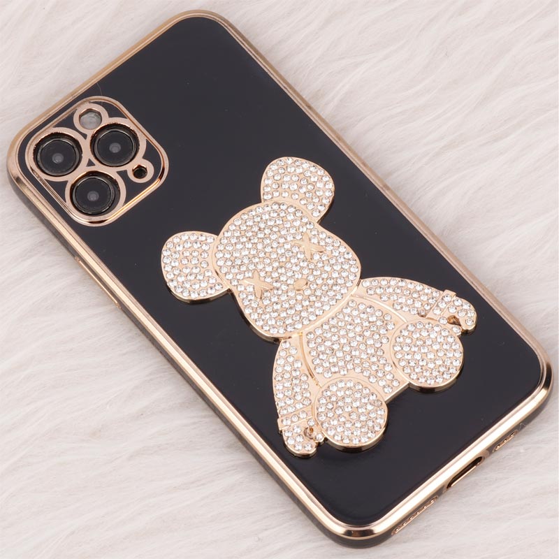 قاب My Case Power Bear نگین دار محافظ لنزدار iPhone 11 Pro