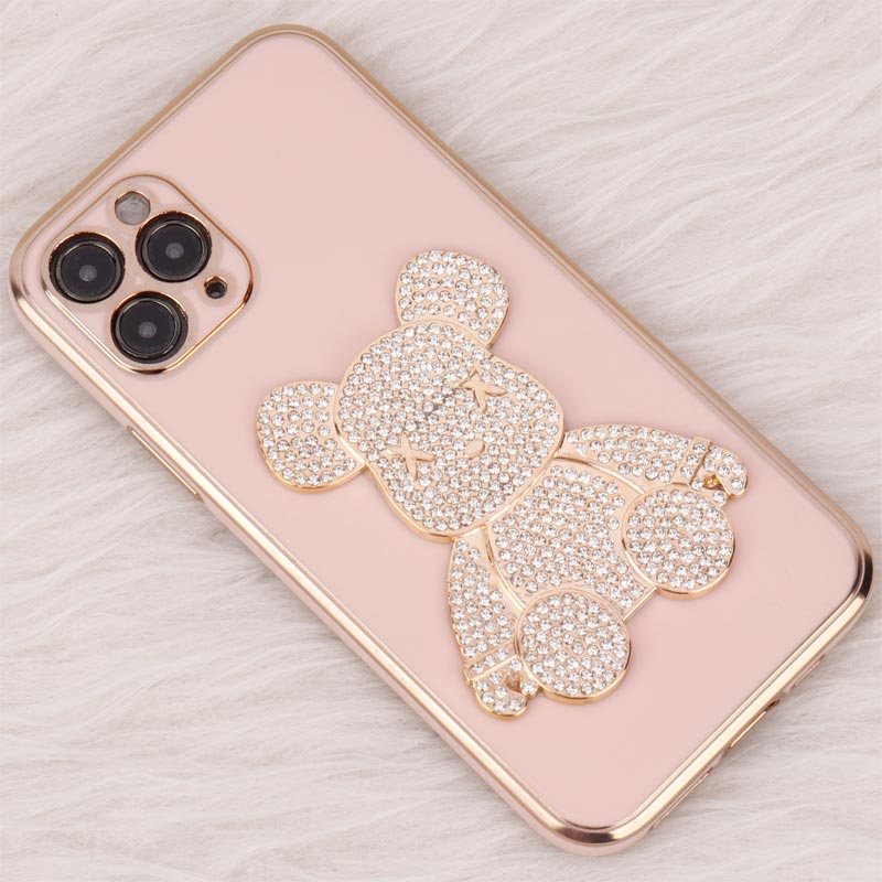 قاب My Case Power Bear نگین دار محافظ لنزدار iPhone 11 Pro