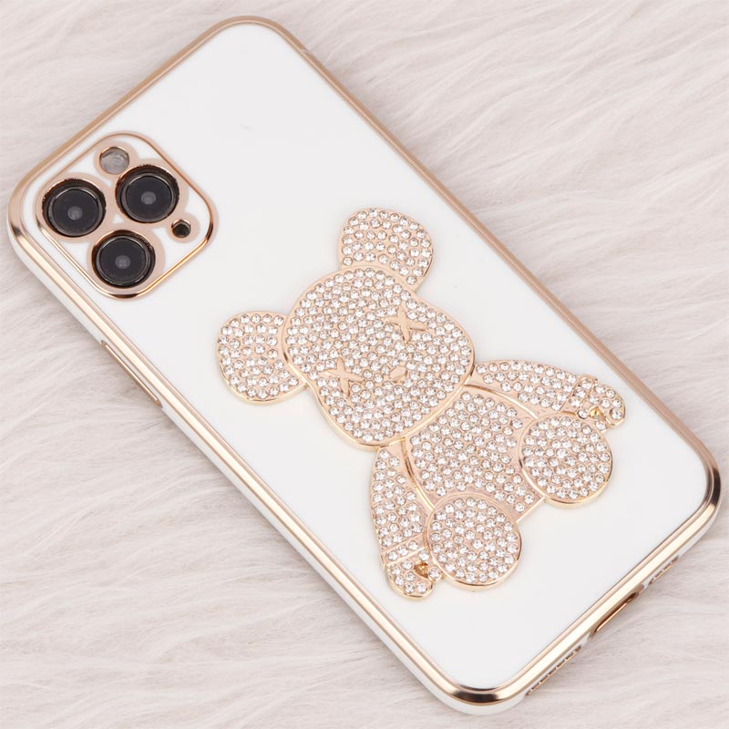 قاب My Case Power Bear نگین دار محافظ لنزدار iPhone 11 Pro