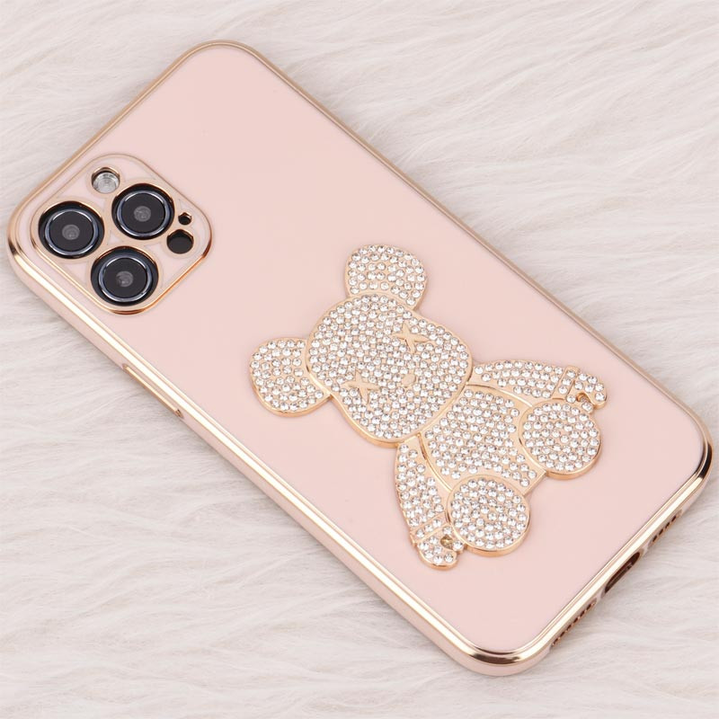 قاب My Case Power Bear نگین دار محافظ لنزدار iPhone 12 Pro Max