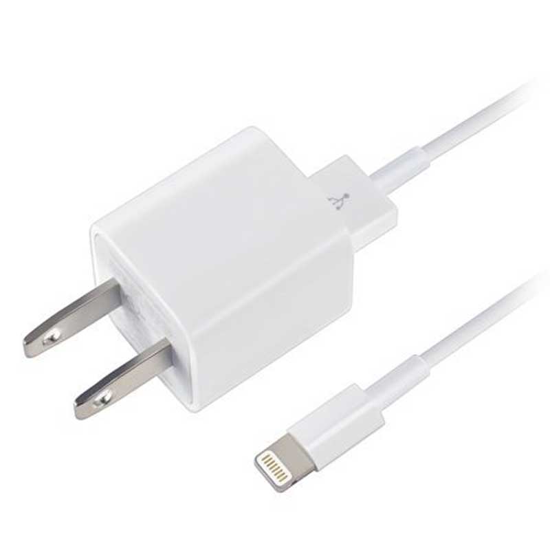 شارژ دیواری iPhone 5W + کابل آیفونی