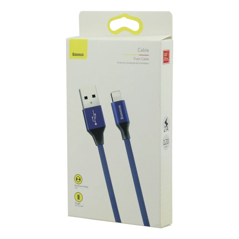 کابل آیفونی فست شارژ Baseus Yiven CALYW 2A 1.2m