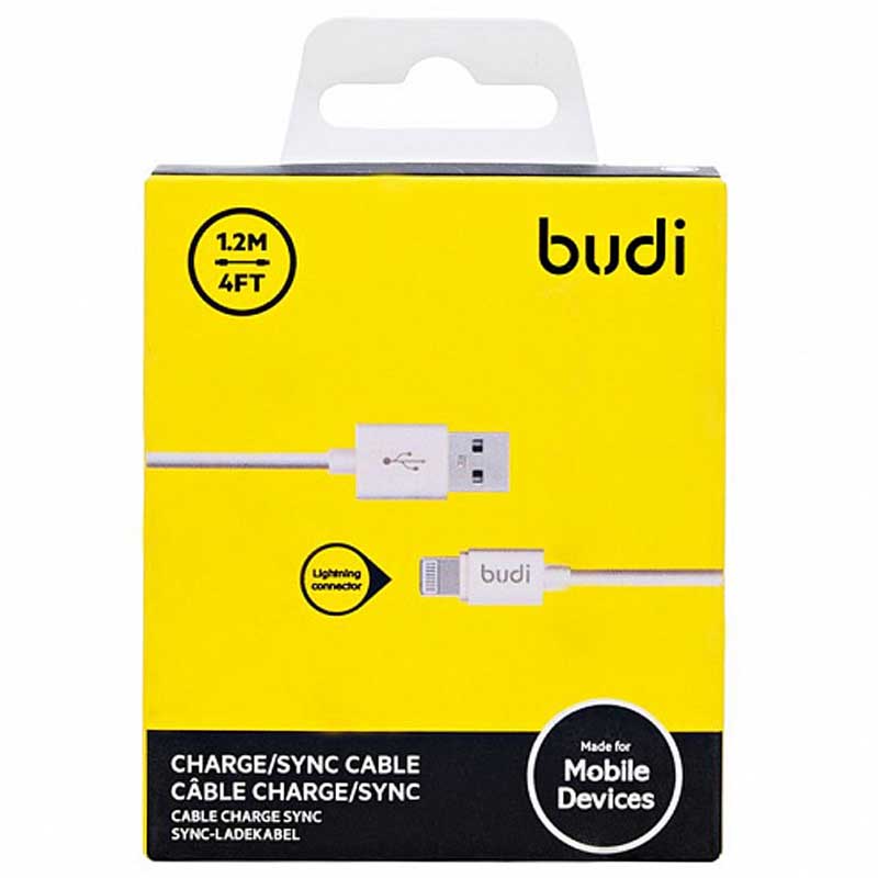 کابل آیفونی Budi M8J023 2A 1.2m