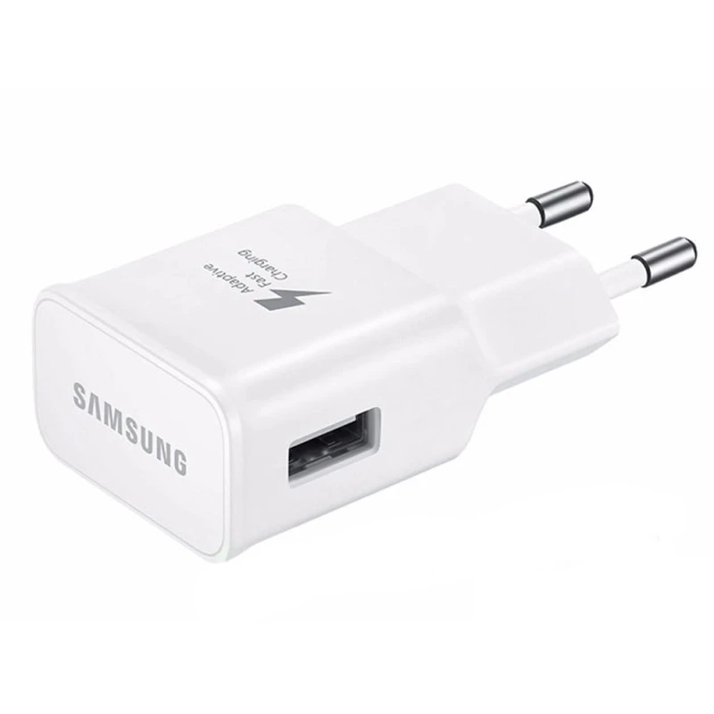 شارژر دیواری فست شارژ Samsung EP-TA20EWE 2A + کابل میکرو یو اس بی
