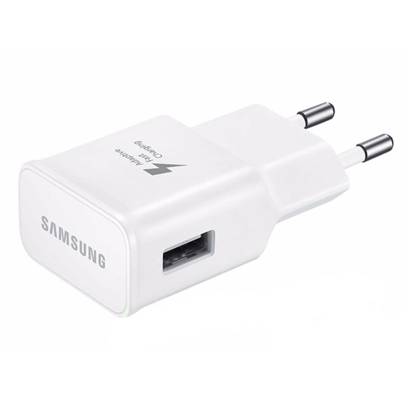 شارژر دیواری فست شارژ Samsung EP-TA20EWE 2A + کابل میکرو یو اس بی