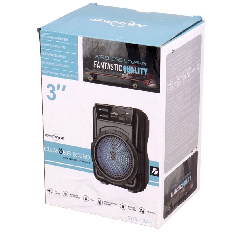 اسپیکر بلوتوثی گریت نایس GTS-1346