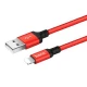 کابل کنفی سرفلزی آیفونی Hoco X14 Times Speed 2m