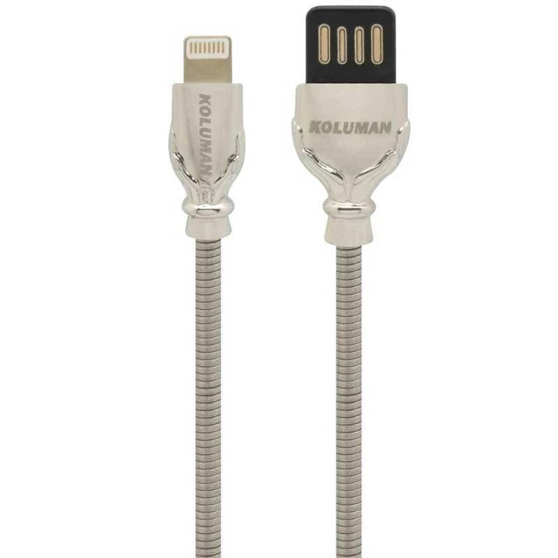 کابل آیفونی فلزی Koluman KD-11 2.4A 1m