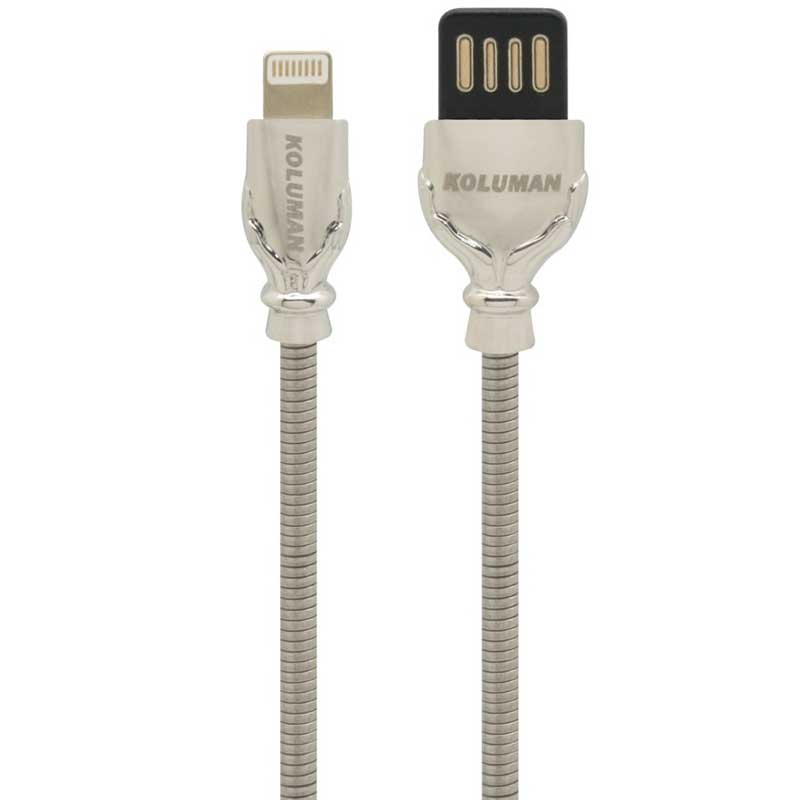 کابل آیفونی فلزی Koluman KD-11 2.4A 1m