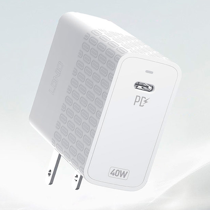 شارژر دیواری فست شارژ LDNIO A1405C QC4.0 PD 40W Type-C + کابل Type-C