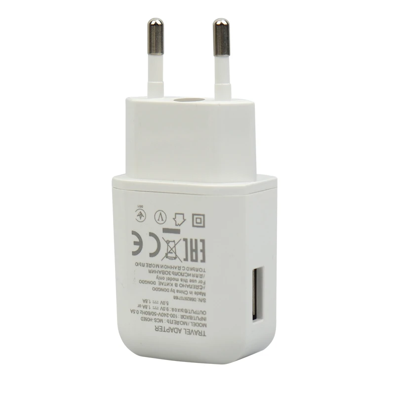 شارژر دیواری فست شارژ اورجینال LG 1.8A 15W + کابل Type-C