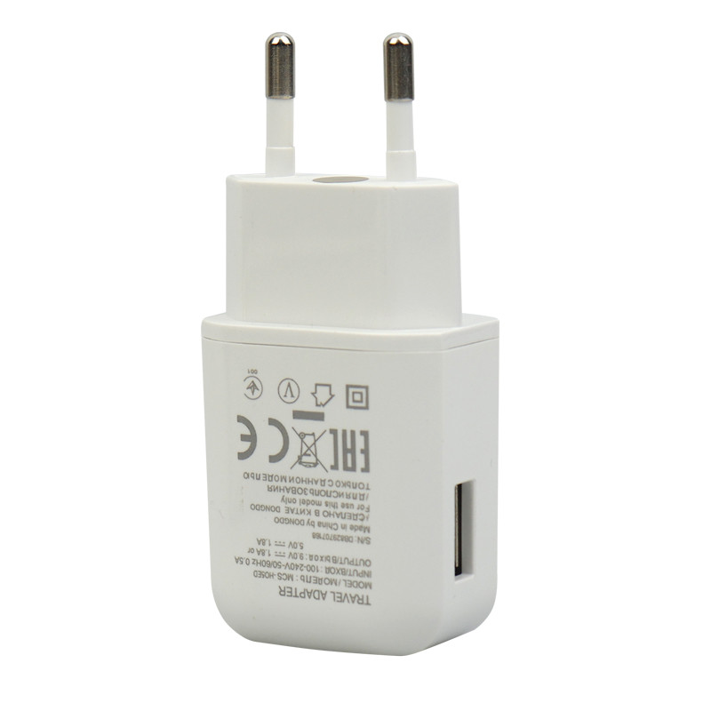 شارژر دیواری فست شارژ اورجینال LG 1.8A 15W + کابل Type-C
