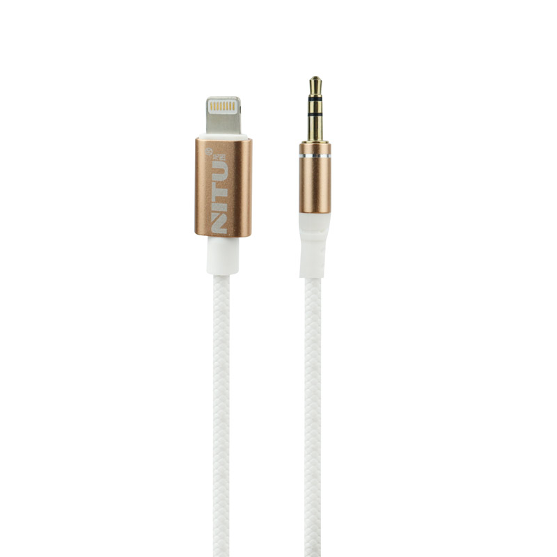کابل تبدیل Nitu NT-AUX009 Lightning To AUX 3m