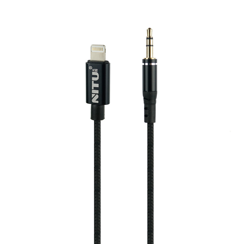 کابل تبدیل Nitu NT-AUX009 Lightning To AUX 3m