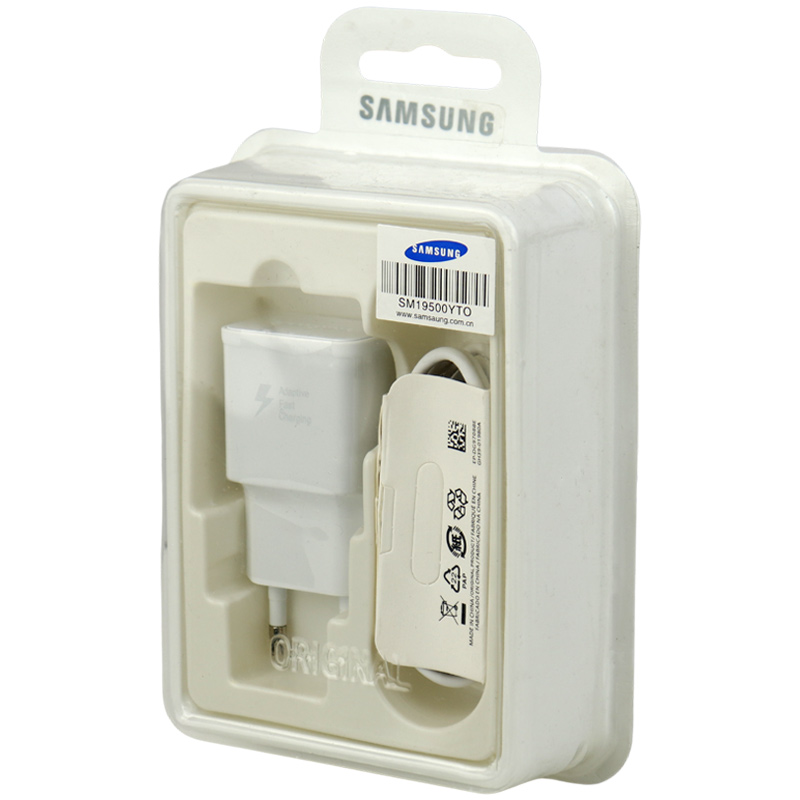 شارژر دیواری فست شارژ Samsung EP-TA300 2A 15W + کابل تایپ سی