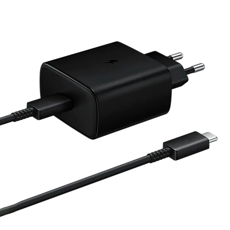 شارژر دیواری فست شارژ Samsung EP-TA800 3A PD 25W Type-C + کابل تبدیل تایپ سی