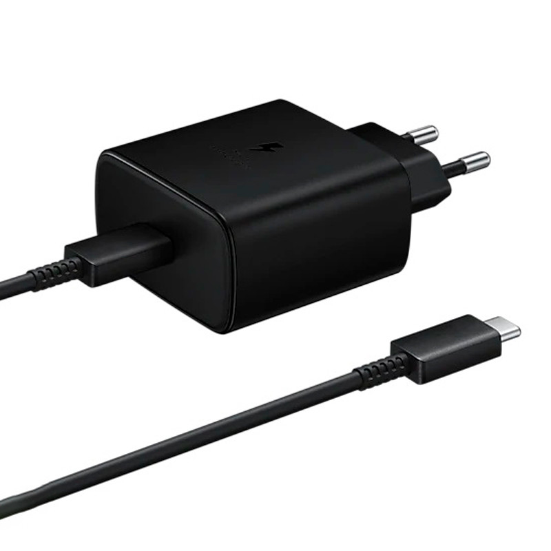 شارژر دیواری فست شارژ Samsung EP-TA800 3A PD 25W Type-C + کابل تبدیل تایپ سی