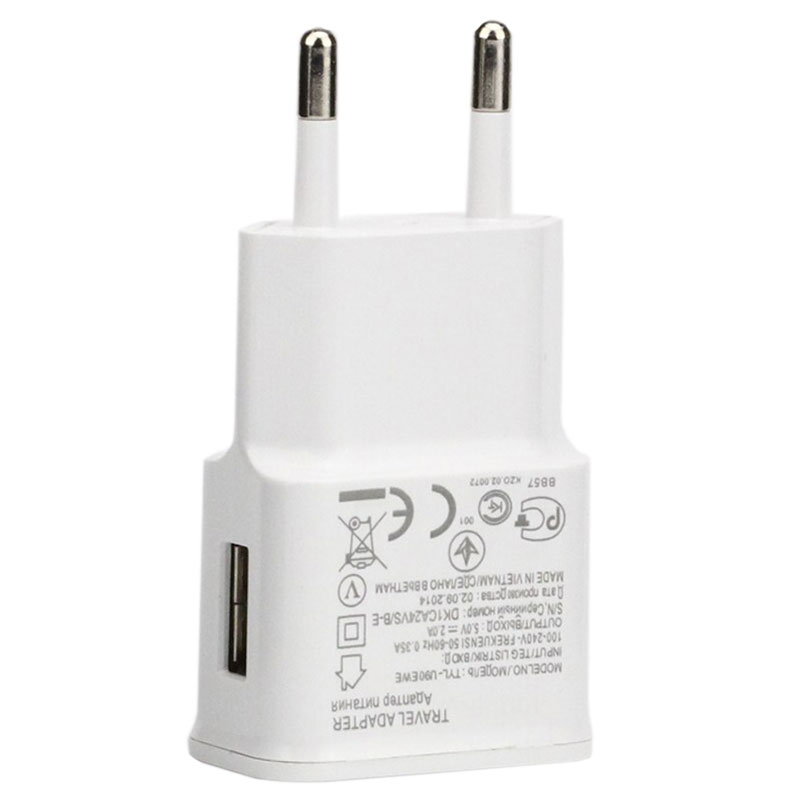 شارژر دیواری Samsung ETA-U90WE 2A پکدار + کابل میکرو یو اس بی