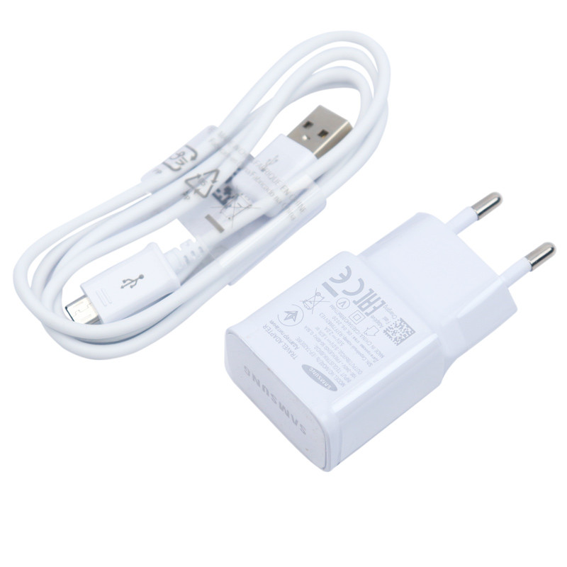 شارژر دیواری Samsung PD 15W 1Port پک سفید + کابل میکرو یو اس بی