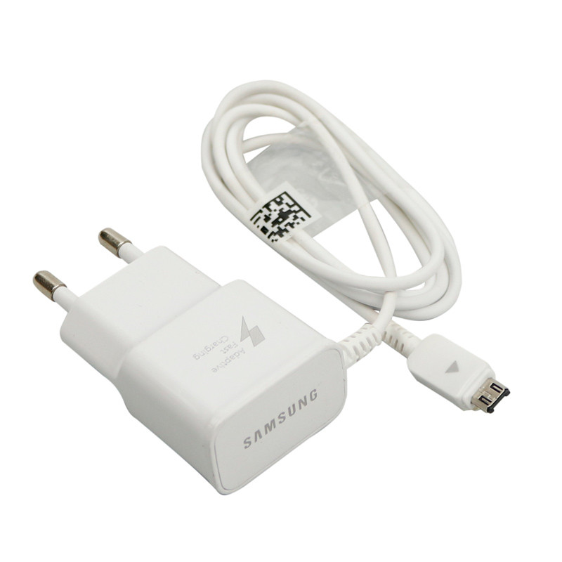 شارژر سیم وصل میکرو یو اس بی فست شارژ Samsung S5 EP-TA11KWK 2A