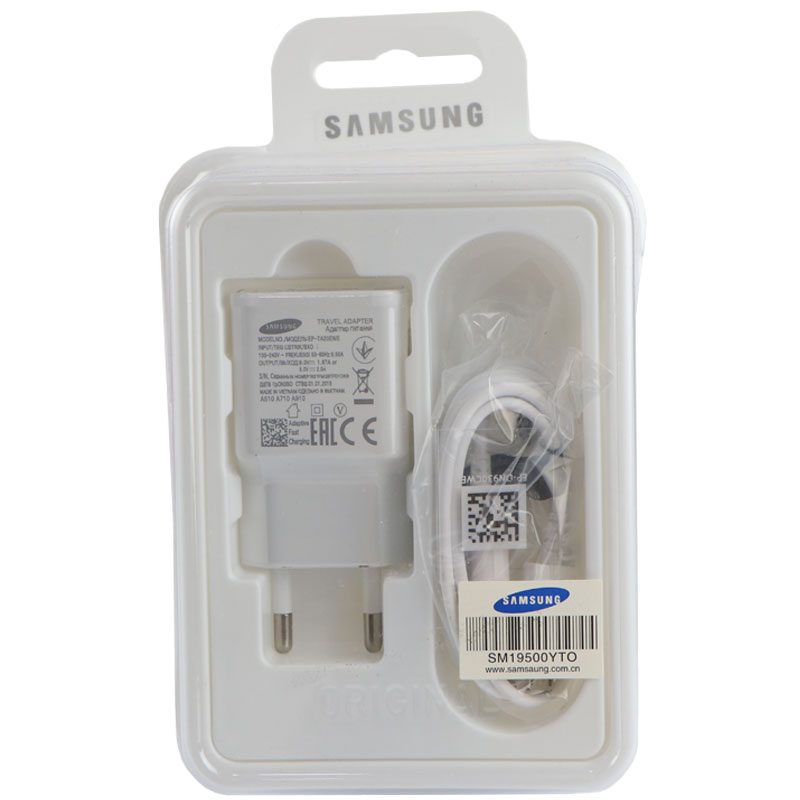 شارژر دیواری فست شارژ Samsung 2A 15W + کابل میکرو یو اس بی