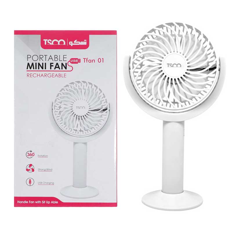 پنکه رومیزی شارژی تسکو TFan 01