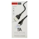 کابل آیفونی فست شارژ Tranyoo X7-I 5A 1m