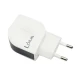 شارژر دیواری فست شارژ Uplus UP-003 2Port 2.4A QC2.0 + کابل آیفونی