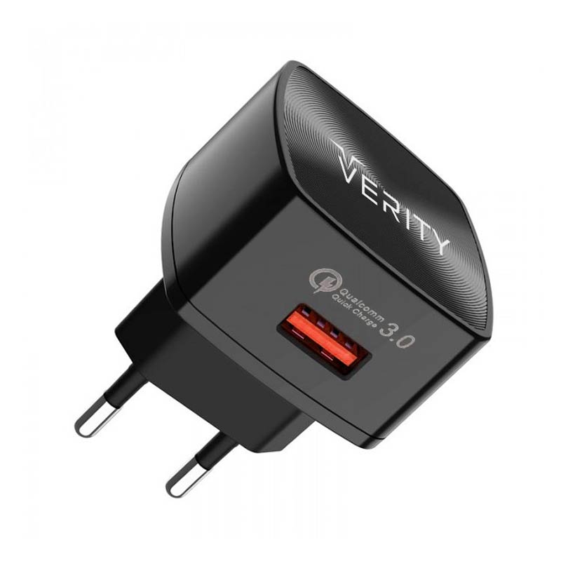 شارژر دیواری Verity AP-2118 QC3.0 3A 18W + کابل Type-C
