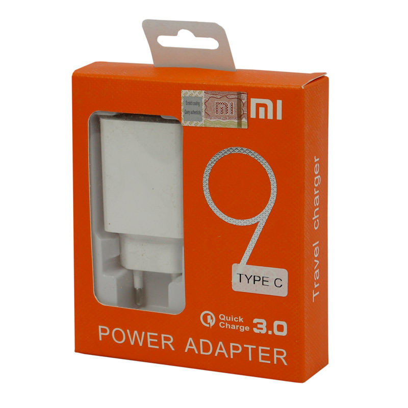 شارژر دیواری فست شارژ Xiaomi MDY-08-EH 3A QC3 PD + کابل Type-C