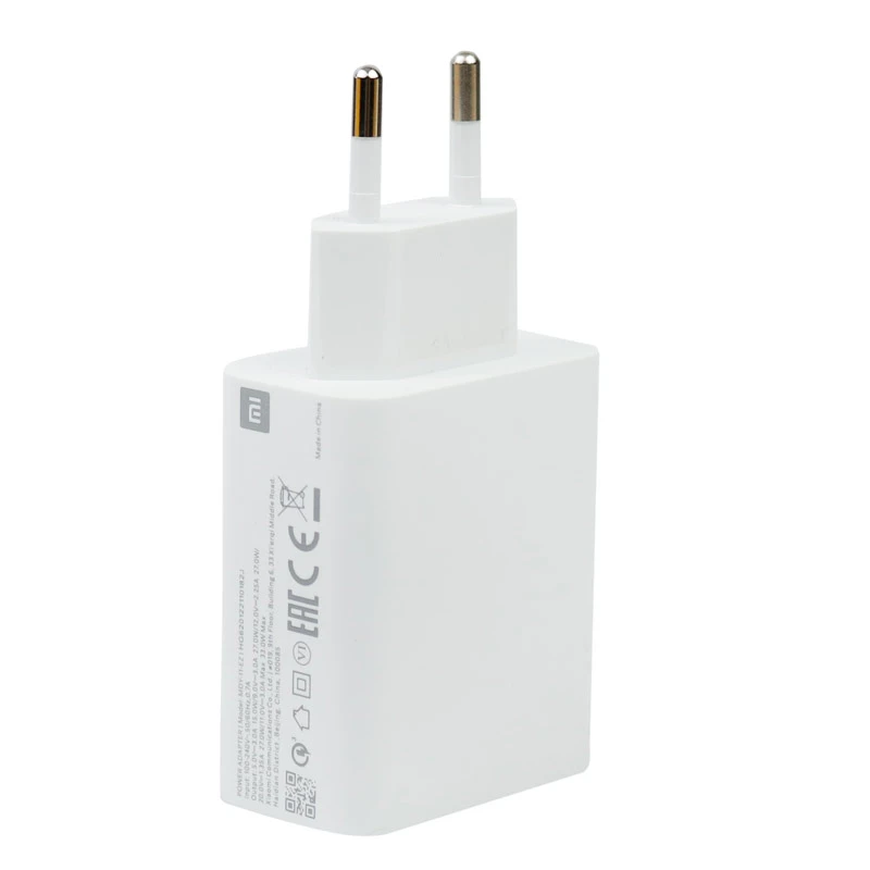 شارژر دیواری فست شارژ Xiaomi Mi 10T Pro QC3 PD 33W سرجعبه + کابل Type-C و جعبه گوشی