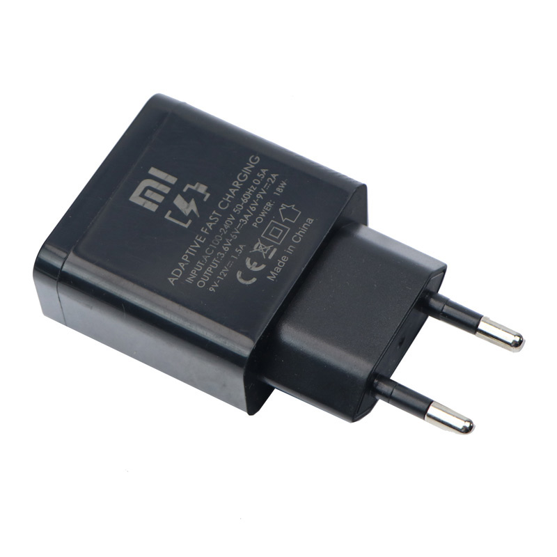 شارژر دیواری فست شارژ Xiaomi QC3.0 PD 18w + کابل میکرو یو اس بی