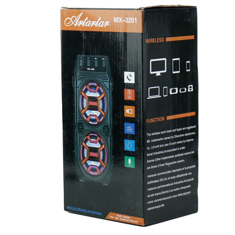 اسپیکر بلوتوثی رم و فلش خور Artartar MX-3201