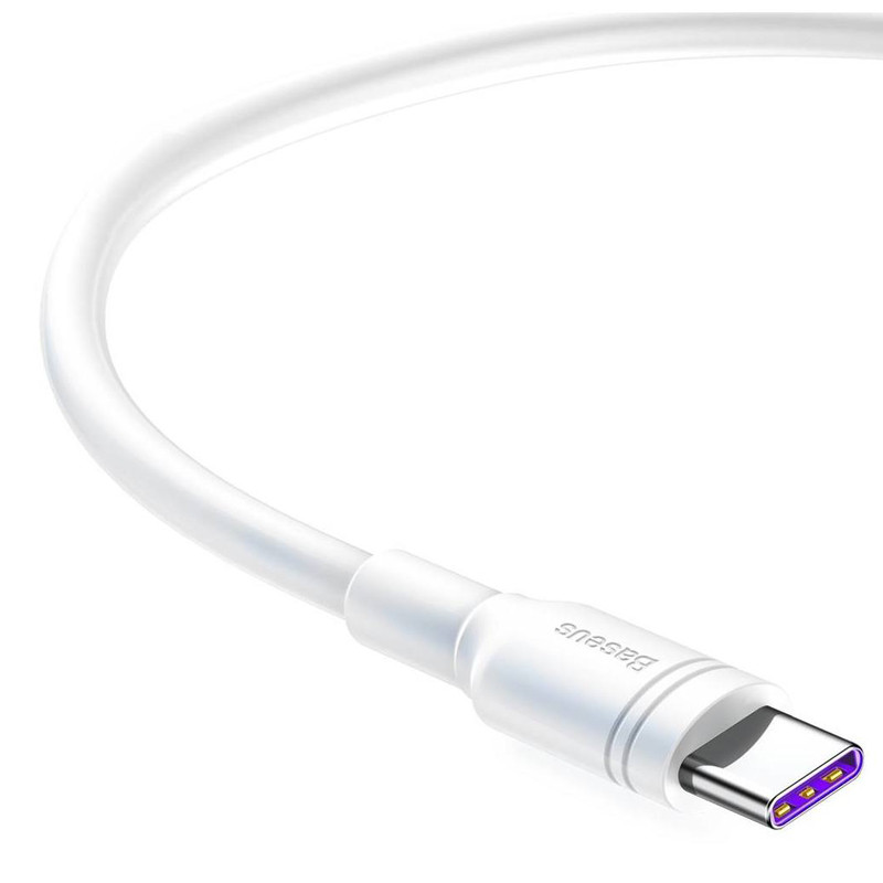 کابل تایپ سی فست شارژ Baseus Double-ring CATSH-C02 QC3 2m
