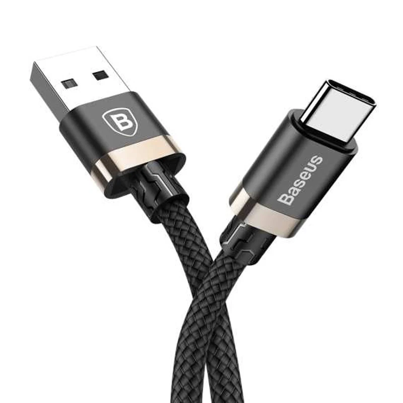 کابل تایپ سی فست شارژ Baseus Golden Belt Series CATGB-A1 3A 1.5m