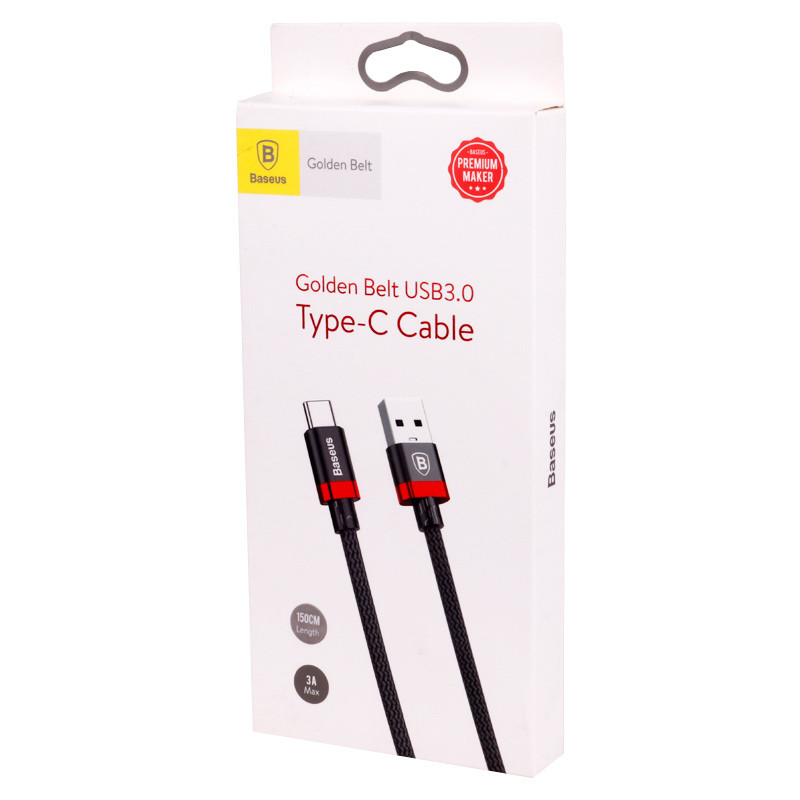 کابل تایپ سی فست شارژ Baseus Golden Belt Series CATGB-A1 3A 1.5m