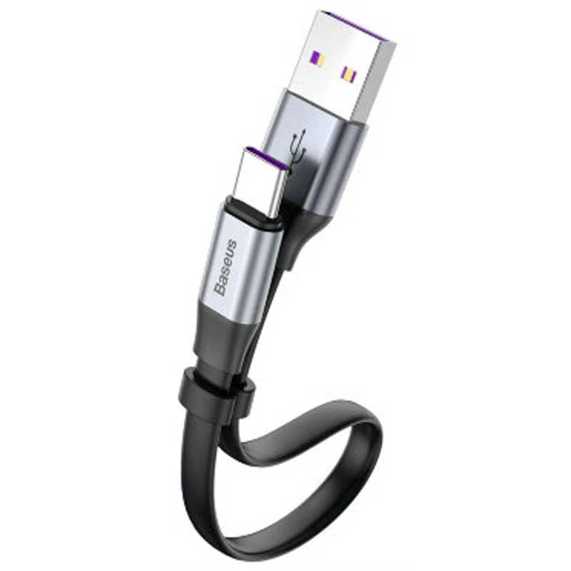 کابل Baseus HW Quick Charge CATMBJ-BG1 Type-C 5A 23cm