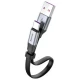 کابل Baseus HW Quick Charge CATMBJ-BG1 Type-C 5A 23cm