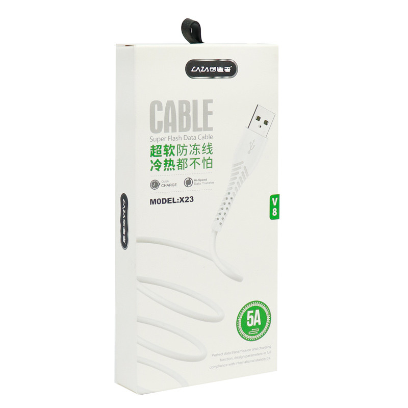 کابل فست شارژ CAZA X23 5A Type-C 1m