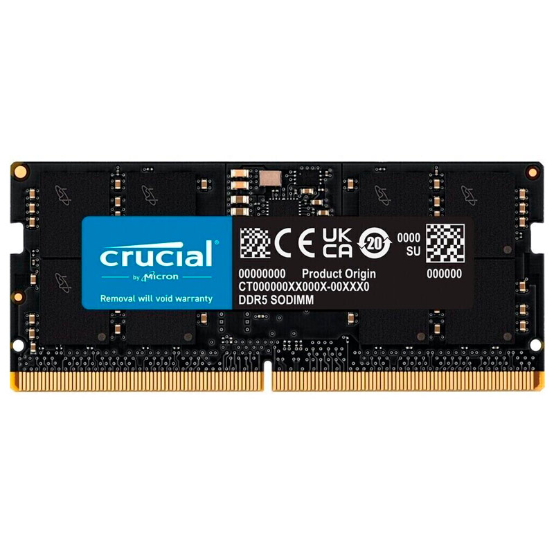 رم لپ تاپ Crucial CT16G48C40S5 DDR5 16GB 4800MHz CL40
