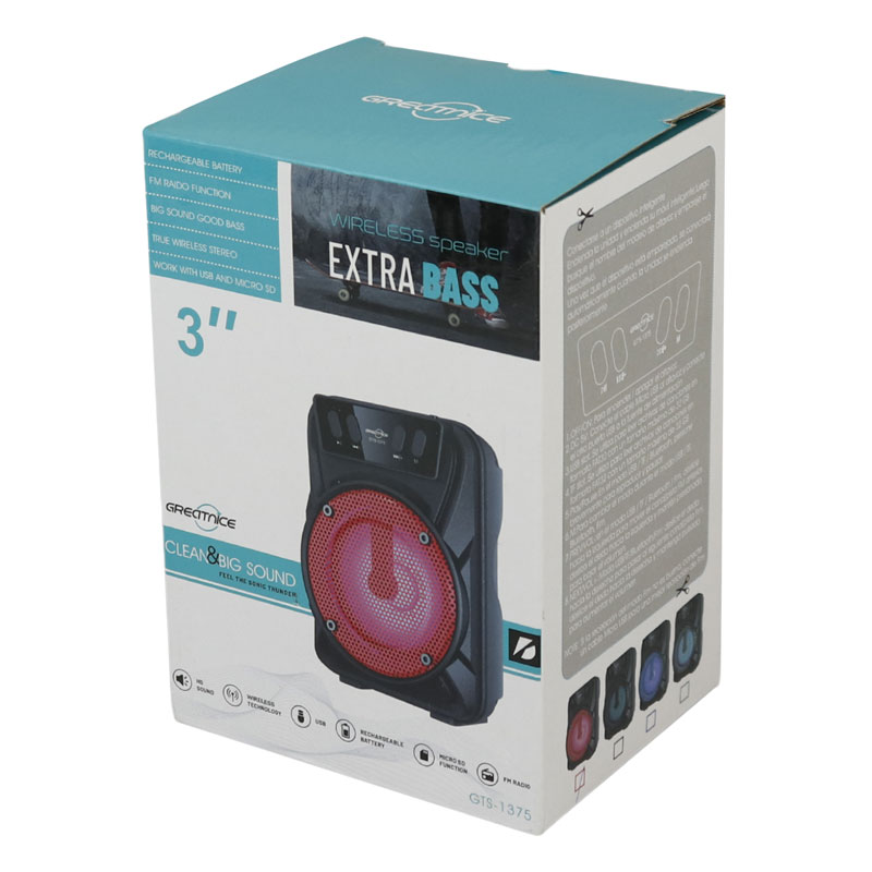 اسپیکر بلوتوثی رم و فلش خور Greatnice Extra Bass GTS-1375