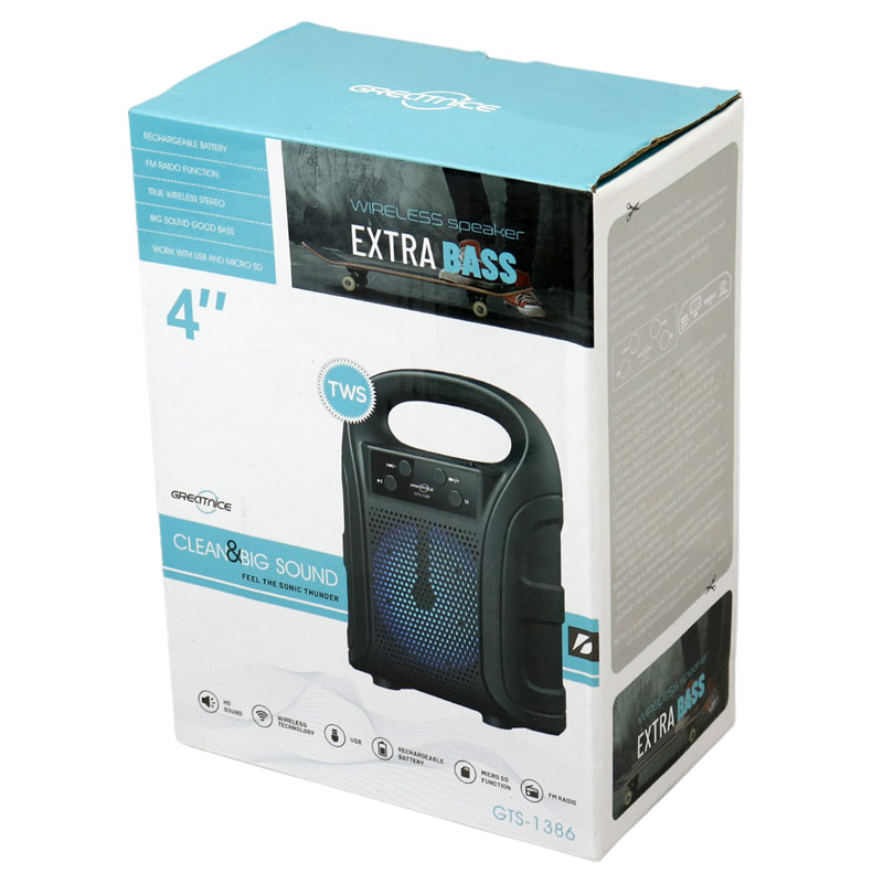 اسپیکر بلوتوثی رم و فلش خور Greatnice Extra Bass GTS-1386