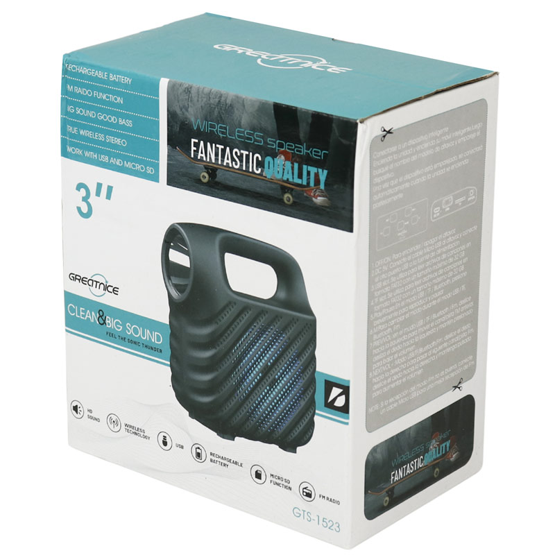 اسپیکر بلوتوثی رم و فلش خور Greatnice GTS-1523