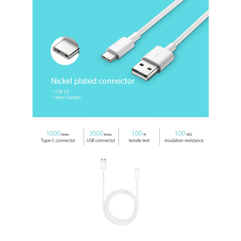 کابل فست شارژ Huawei Type-C 1m پکدار
