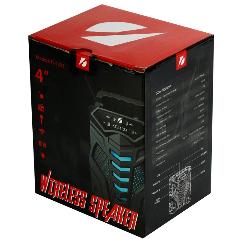 اسپیکر بلوتوثی رم و فلش خور KTS-1223