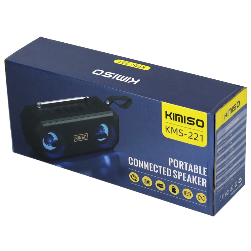 اسپیکر بلوتوثی رم و فلش خور Kimiso KMS-221
