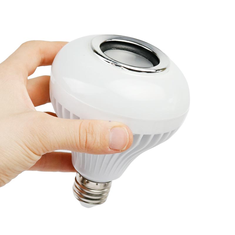 لامپ LED اسپیکر دار بلوتوثی LED Music Bulb 12W E27 + ریموت کنترل