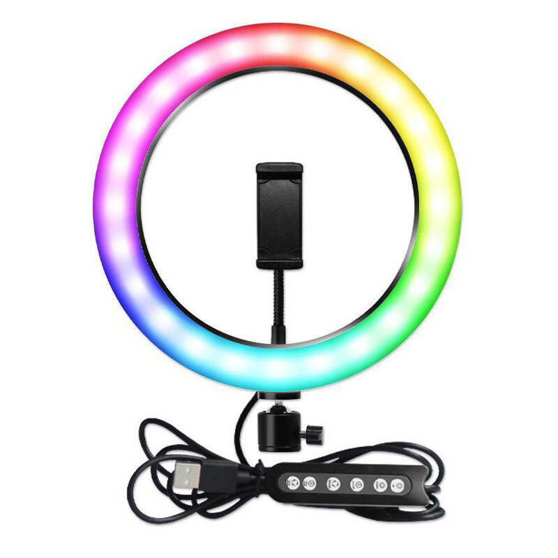 رینگ لایت “MJ26 Soft Ring Light RGB LED 10