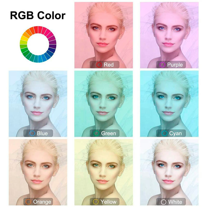 رینگ لایت “RGB LED MJ30 13
