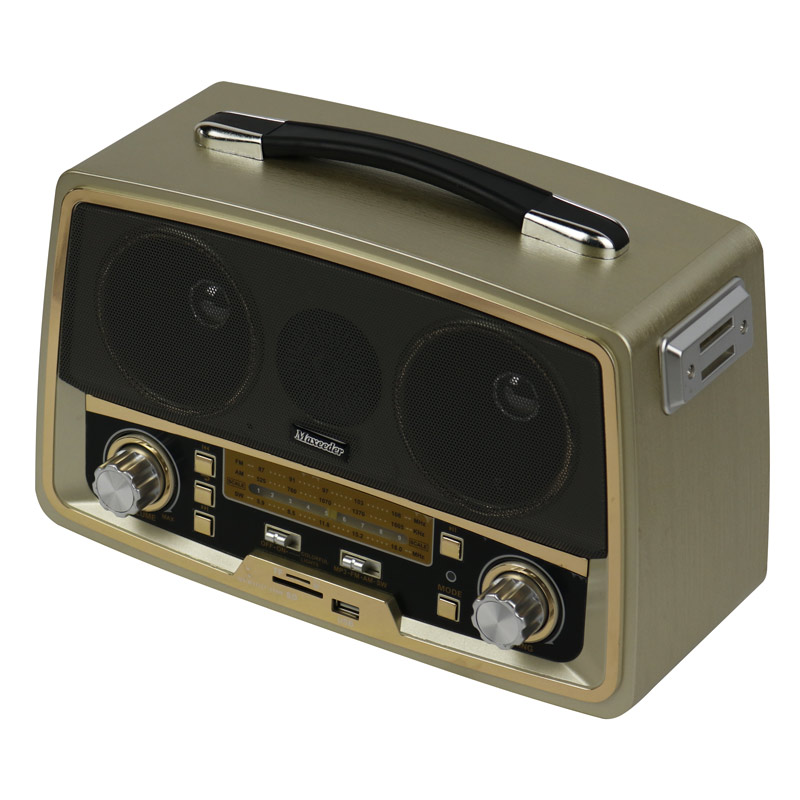 رادیو اسپیکر بلوتوثی رم و فلش خور Maxeeder MX-RA1213 AM08 + ریموت کنترل
